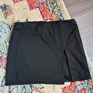 White Fox Switch Gears mini skirt black